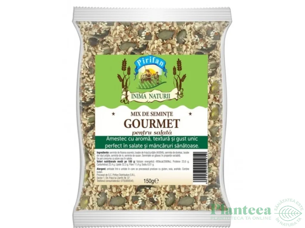Mix seminte gourmet pt salate 150g - PIRIFAN