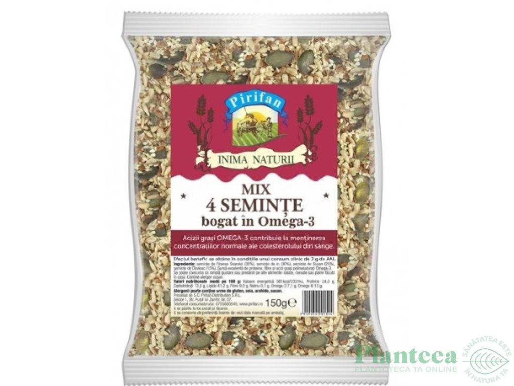 Mix seminte omega3 150g - PIRIFAN