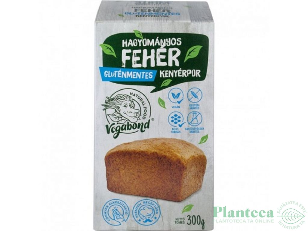 Premix paine traditionala fara gluten 300g - VEGABOND