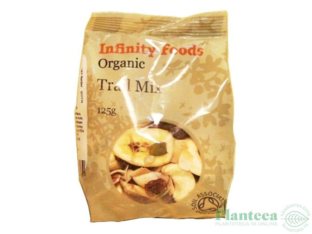 Amestec nuci fructe seminte Trail Mix 125g - INFINITY FOODS