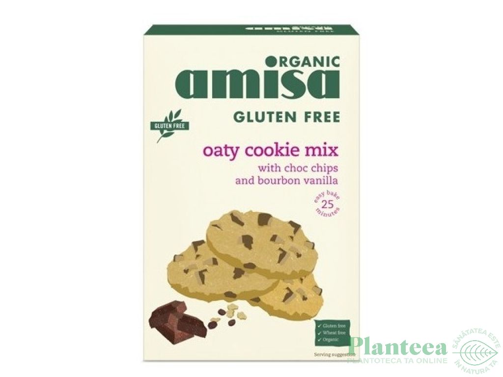Premix biscuiti ovaz ciocolata eco 200g - AMISA