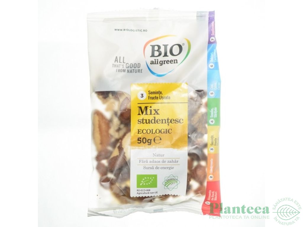 Mix studentesc eco 50g - BIO ALL GREEN