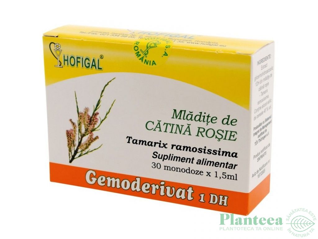 Gemoderivat catina rosie [tamarix] mladite 30x1,5ml - HOFIGAL