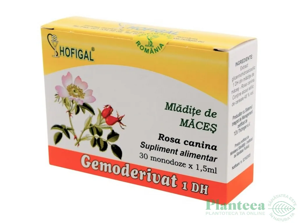 Gemoderivat macese mladite 30x1,5ml - HOFIGAL