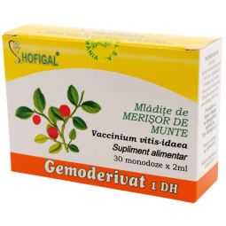 Gemoderivat merisor munte mladite 30x1,5ml - HOFIGAL