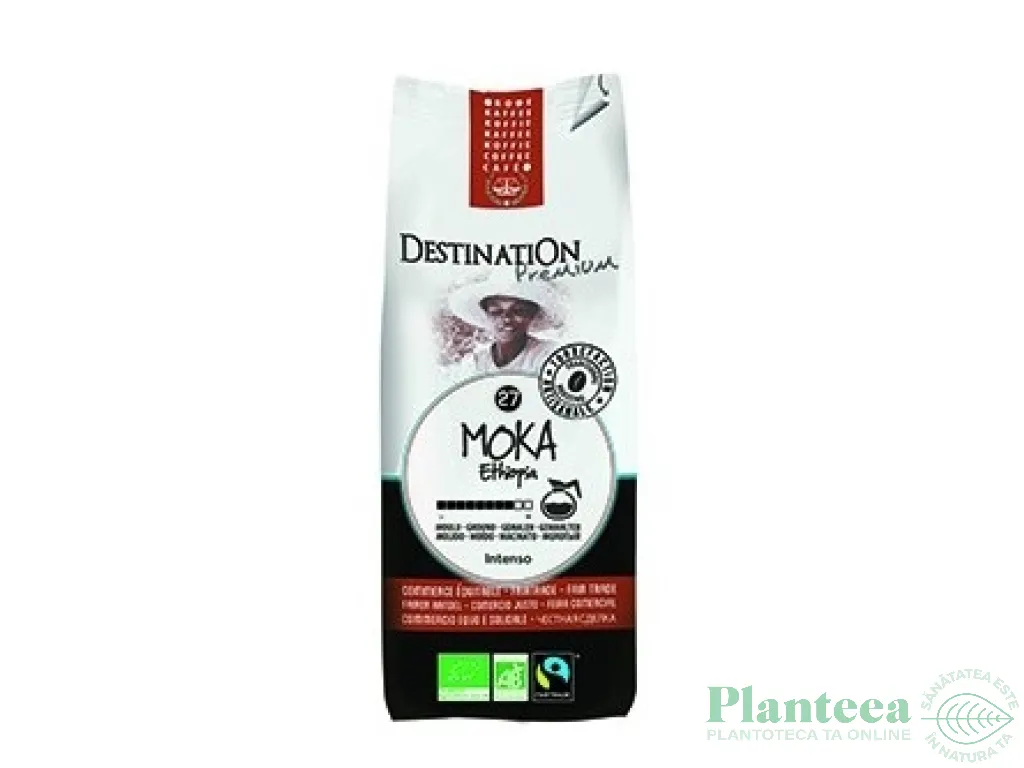 Cafea macinata arabica Moka Etiopia fairtrade 250g - DESTINATION