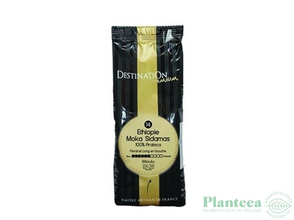 Cafea macinata arabica nr14 Moka Sidamas Etiopia 250g - DESTINATION