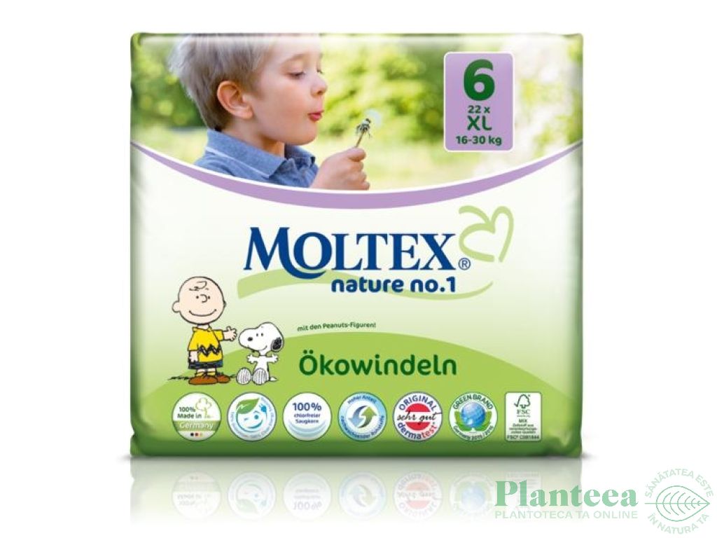 Scutece naturale nr6 {16~30kg} 22b - MOLTEX