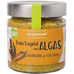 Pate vegetal alge morcovi turmeric bio 180g - ALGAMAR