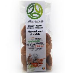 Biscuiti vegani morcovi fara zahar copii 140g - BISCUITERIE