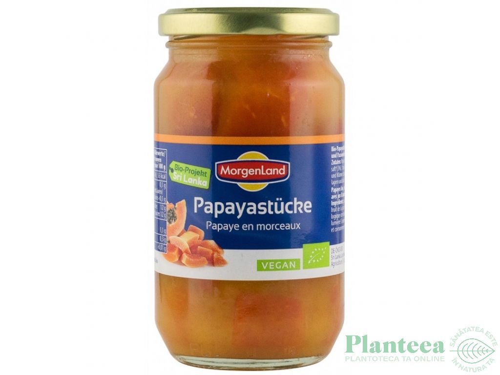 Compot papaya eco 350g - MORGENLAND