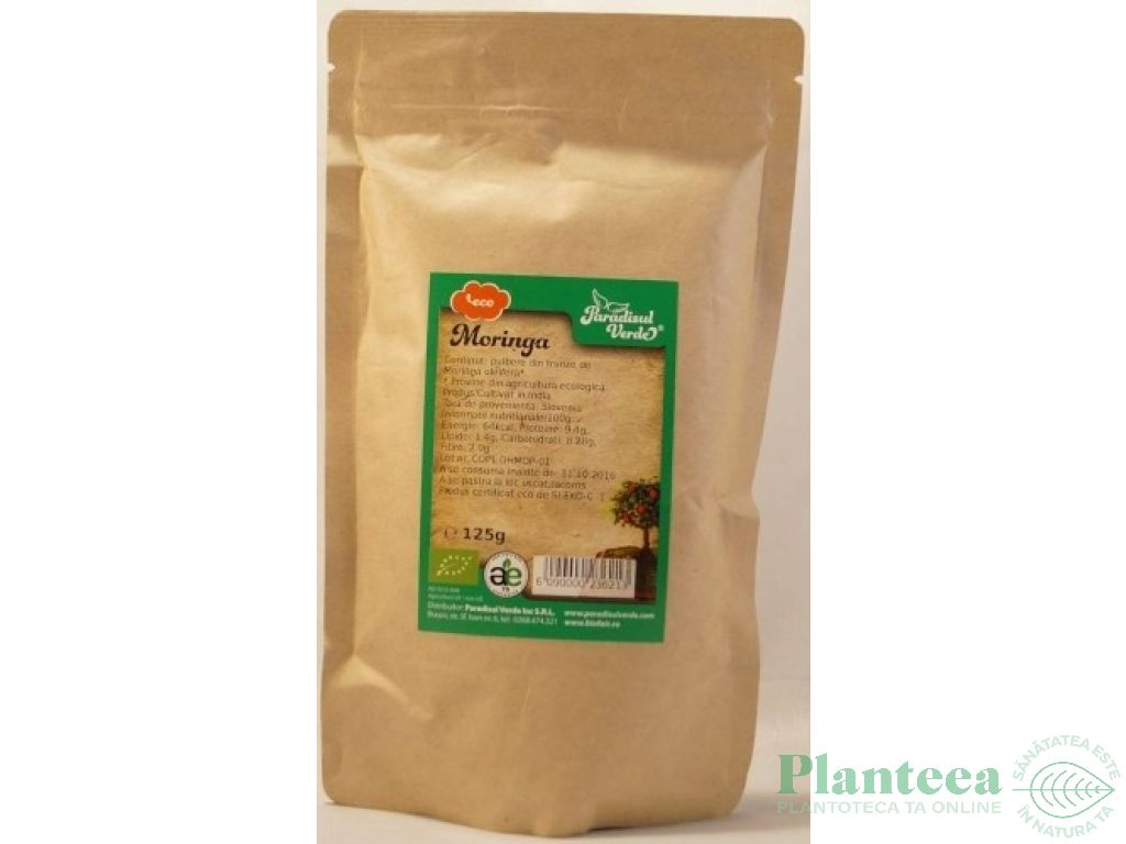 Pulbere moringa S eco 125g - PARADISUL VERDE