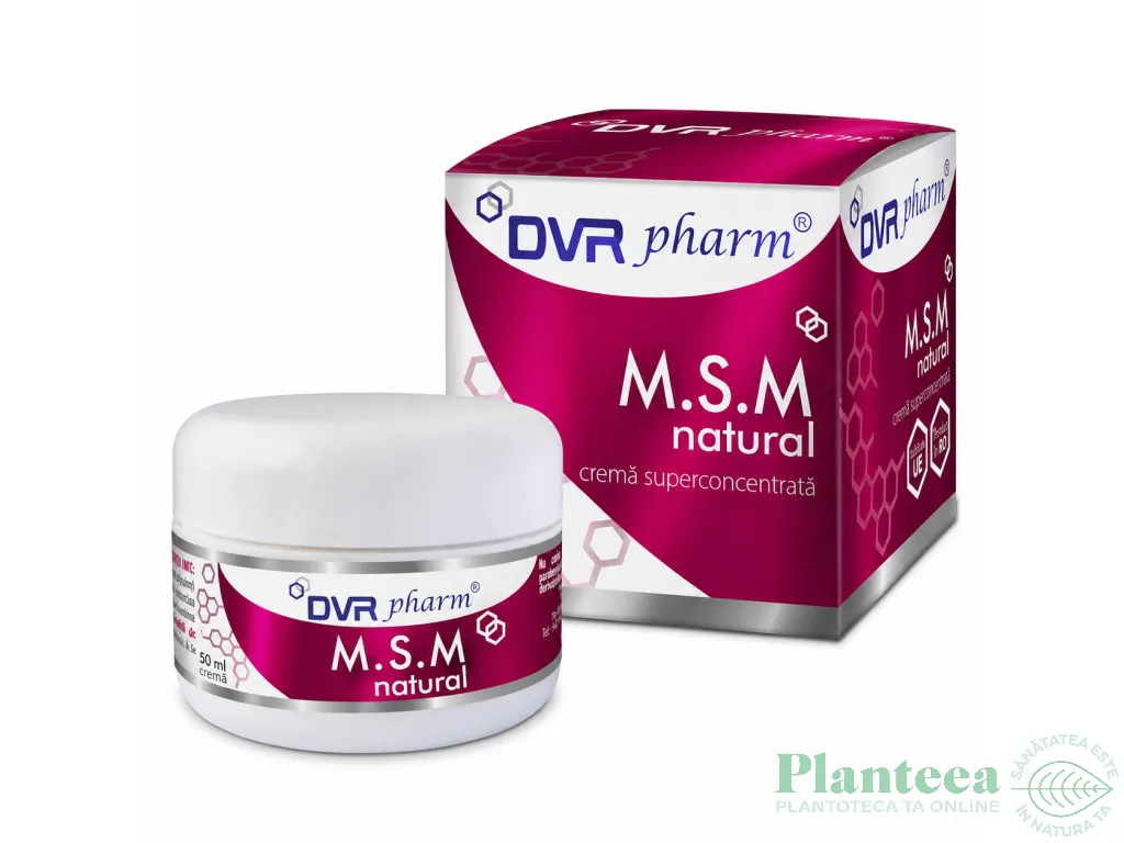 Crema articulatii MSM natural 50ml - DVR PHARM