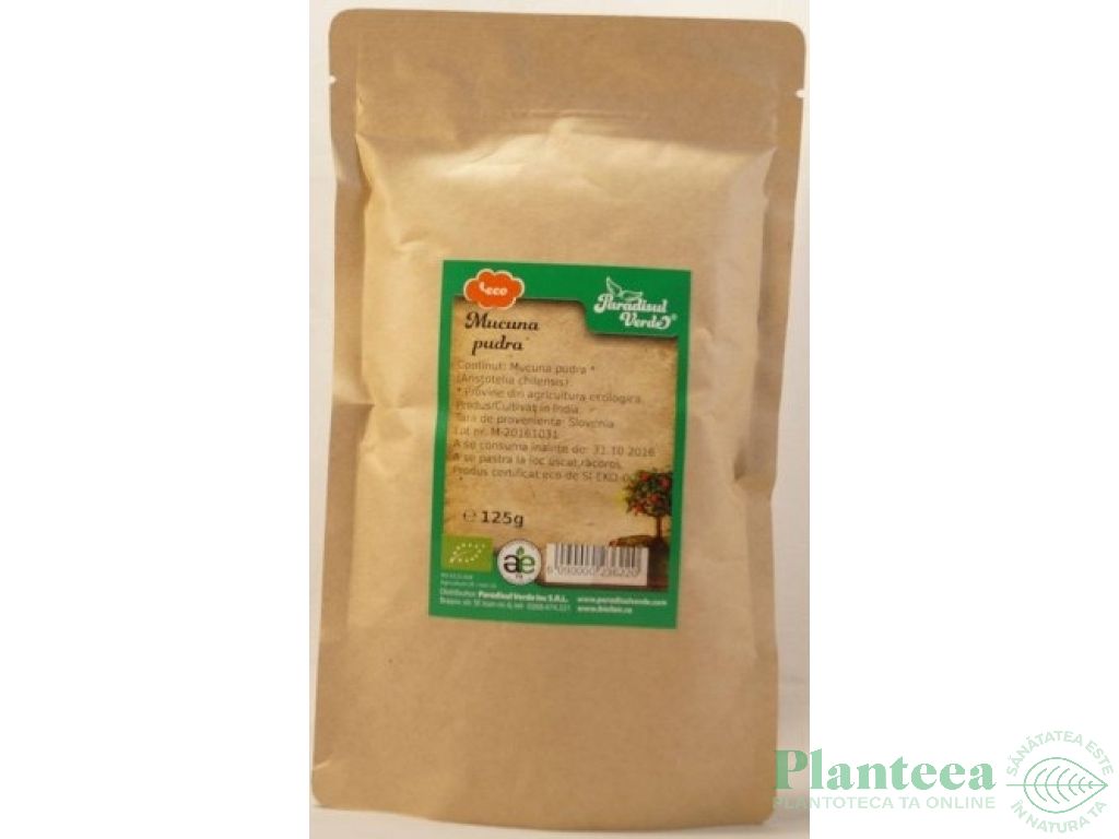 Pulbere mucuna eco 125g - PARADISUL VERDE