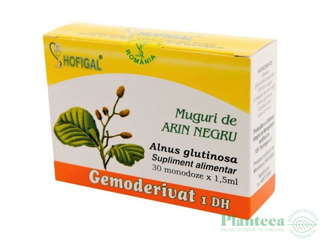 Gemoderivat arin negru muguri 30x1,5ml - HOFIGAL