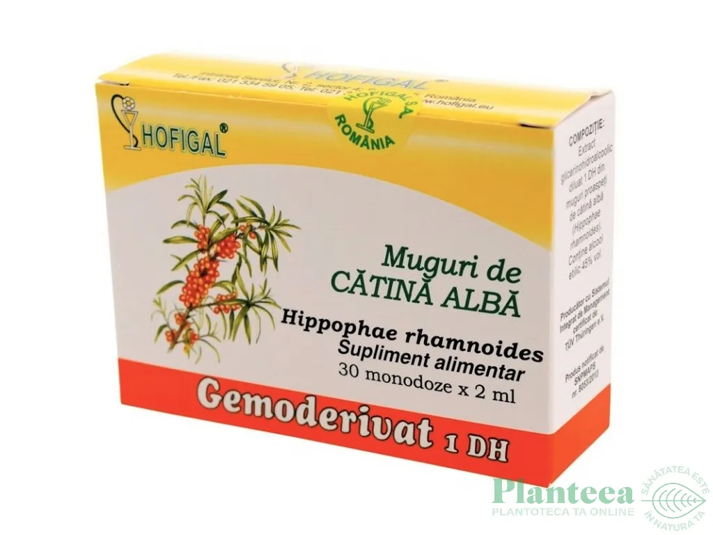 Gemoderivat catina alba muguri 30x1,5ml - HOFIGAL