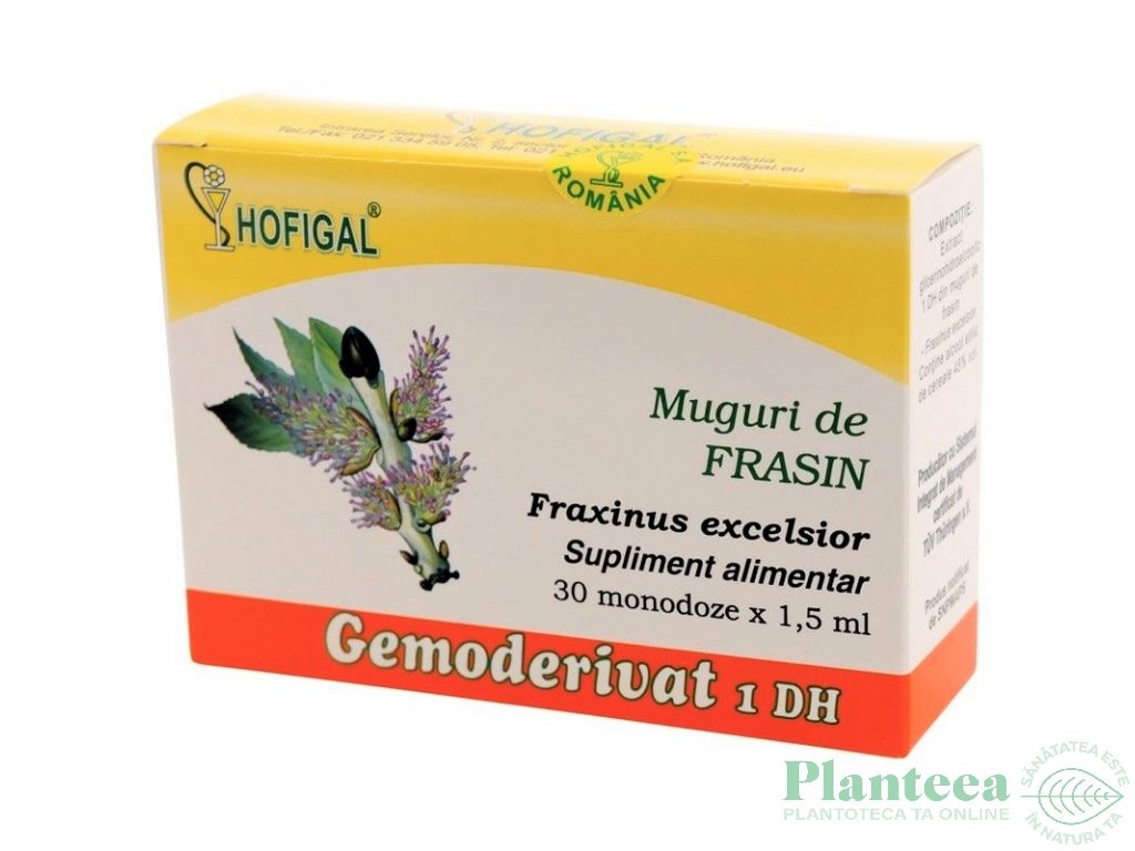 Gemoderivat frasin muguri 30x1,5ml - HOFIGAL