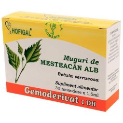 Gemoderivat mesteacan alb muguri 30x1,5ml - HOFIGAL