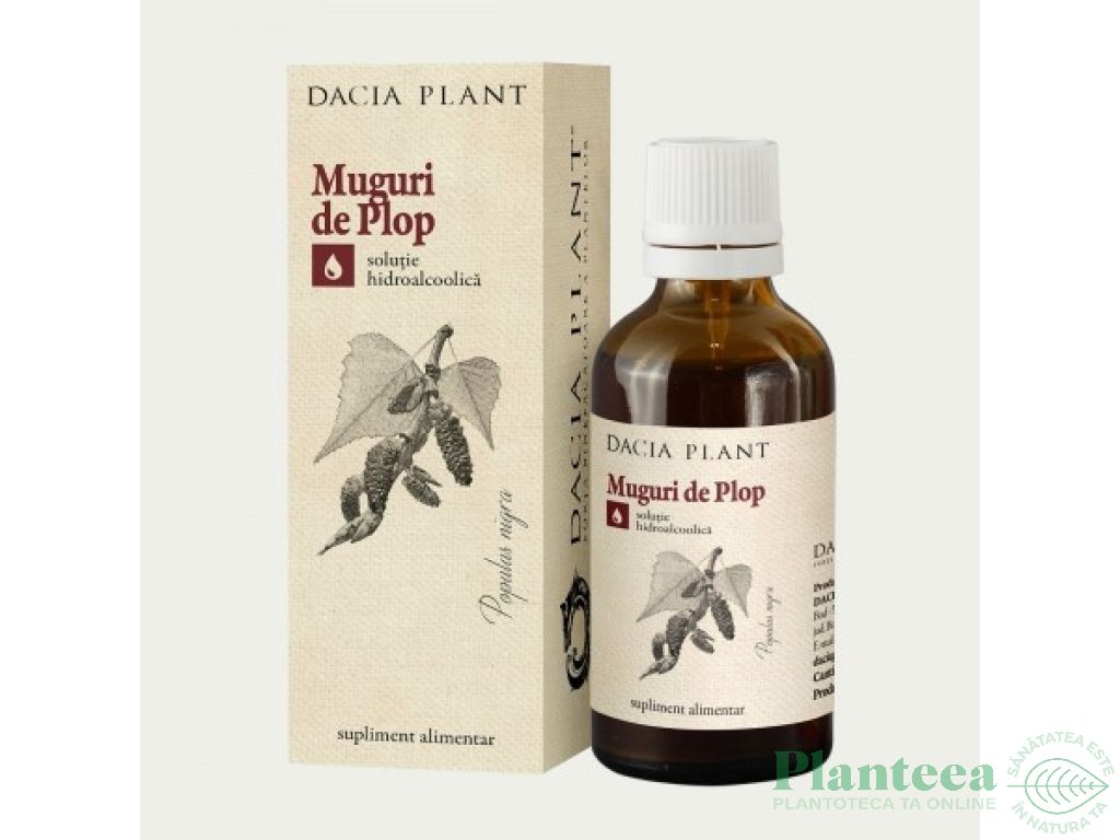 Tinctura muguri plop 50ml - DACIA PLANT