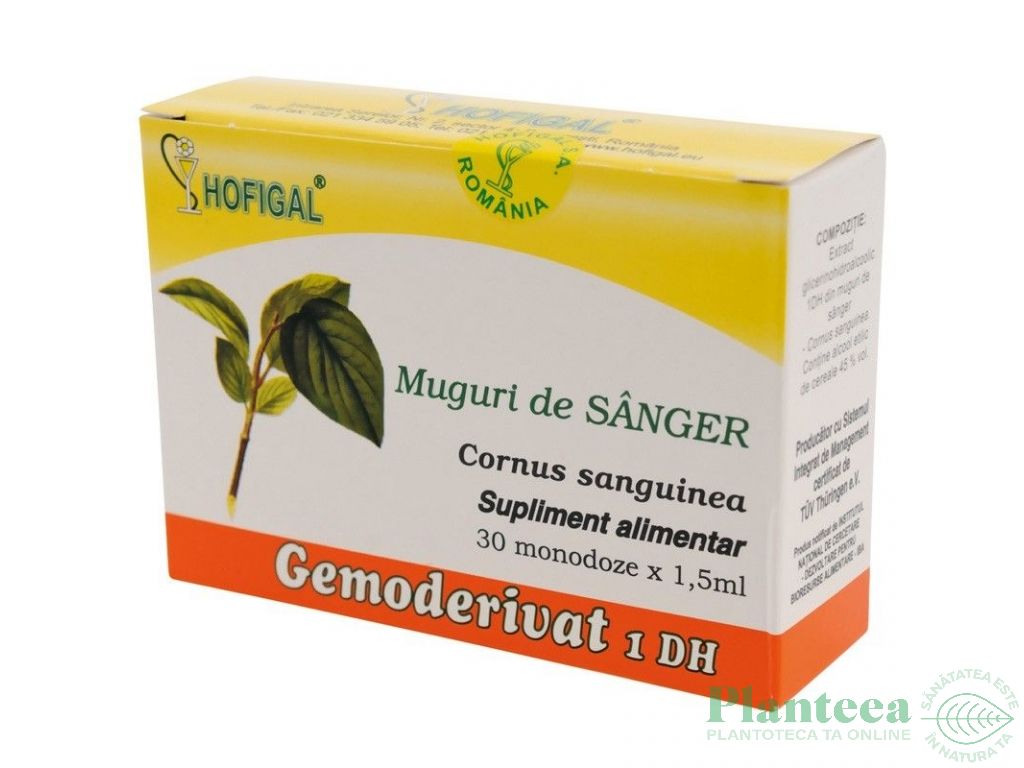 Gemoderivat sanger muguri 30x1,5ml - HOFIGAL