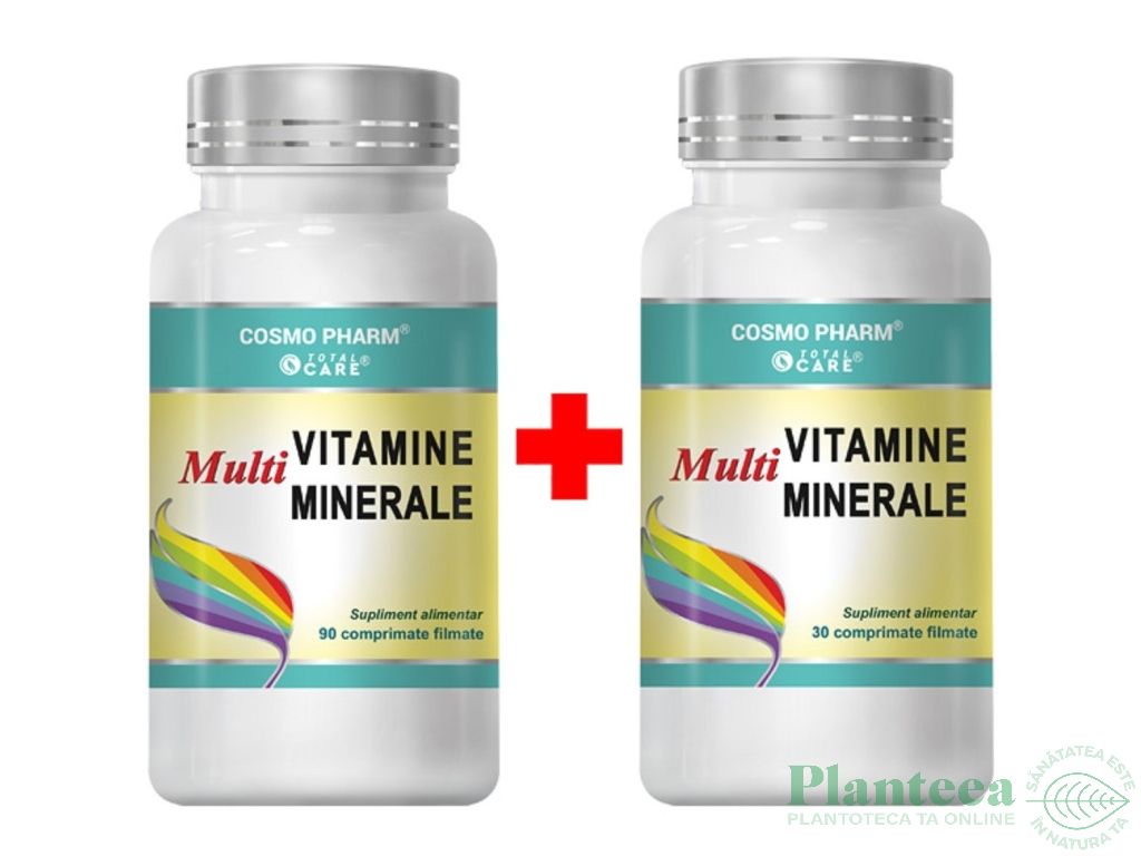 Pachet Multivitamine minerale 90+30cps - COSMO PHARM