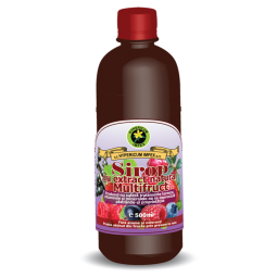 Sirop multifruct cu zahar invertit 500ml - HYPERICUM PLANT