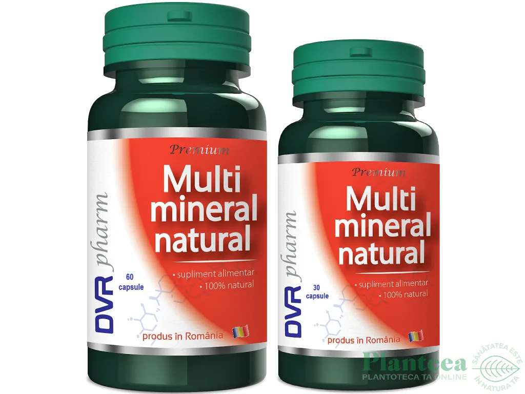 Pachet Multi Mineral natural 60+30cps - DVR PHARM