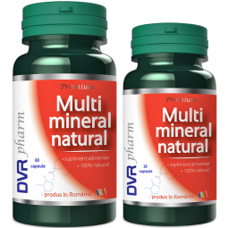 Pachet Multi Mineral natural 60+30cps - DVR PHARM