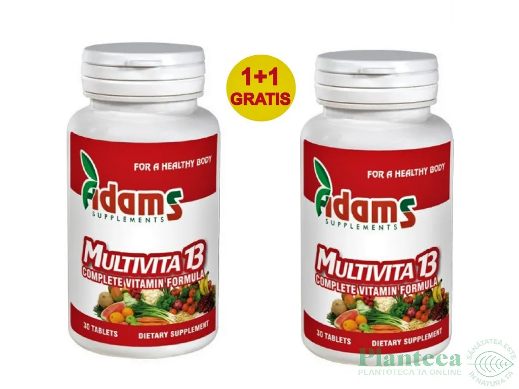 Pachet Multivita13 2x30cp - ADAMS