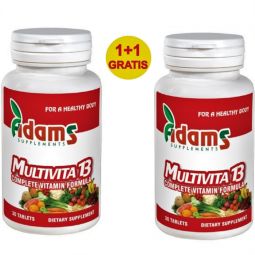 Pachet Multivita13 2x30cp - ADAMS