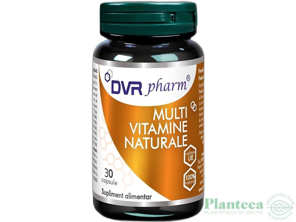 Multivitamine naturale 1x30cps - DVR PHARM