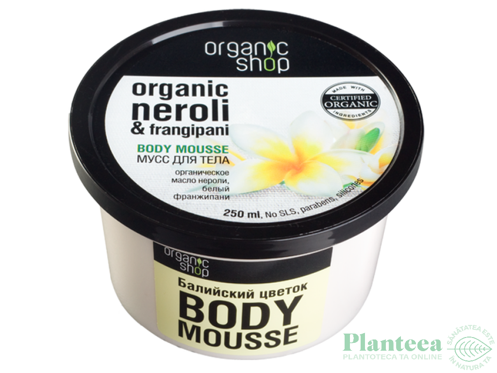 Mousse corp neroli ylang ylang 250ml - ORGANIC SHOP