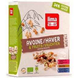 Musli ovaz fructe bio 500g - LIMA