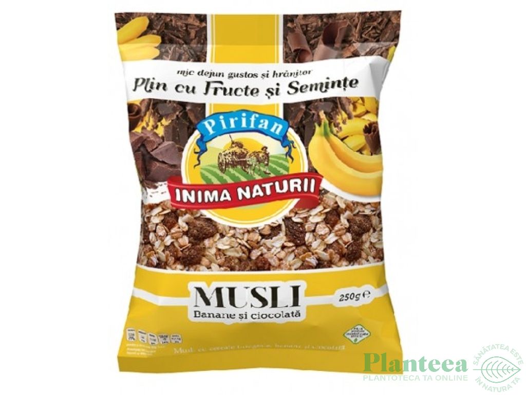 Musli banane ciocolata 250g - PIRIFAN