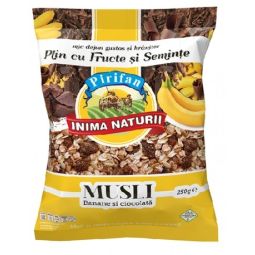 Musli banane ciocolata 250g - PIRIFAN