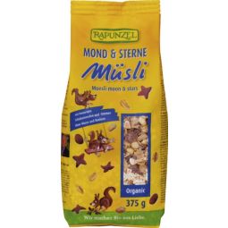 Musli ciocolata forme luna stele eco 375g - RAPUNZEL