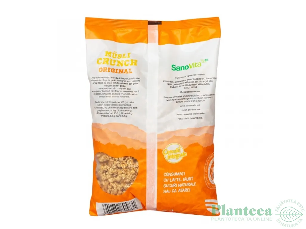 Musli crocant original 500g - SANOVITA