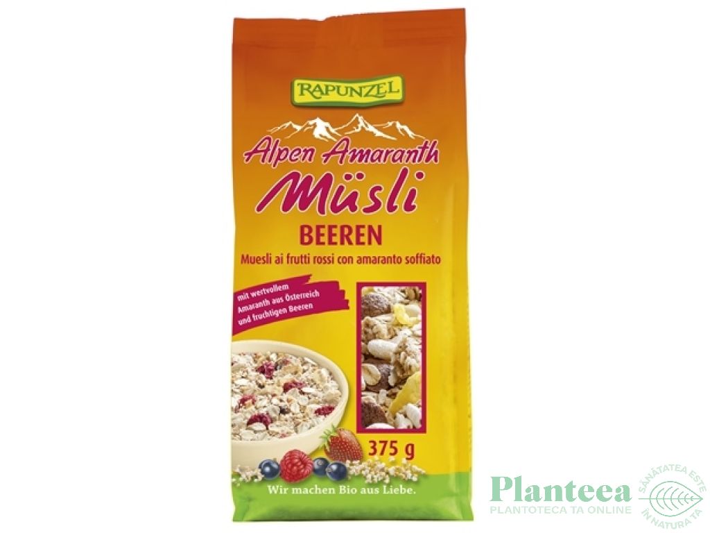 Musli amarant fructe padure eco 375g - RAPUNZEL