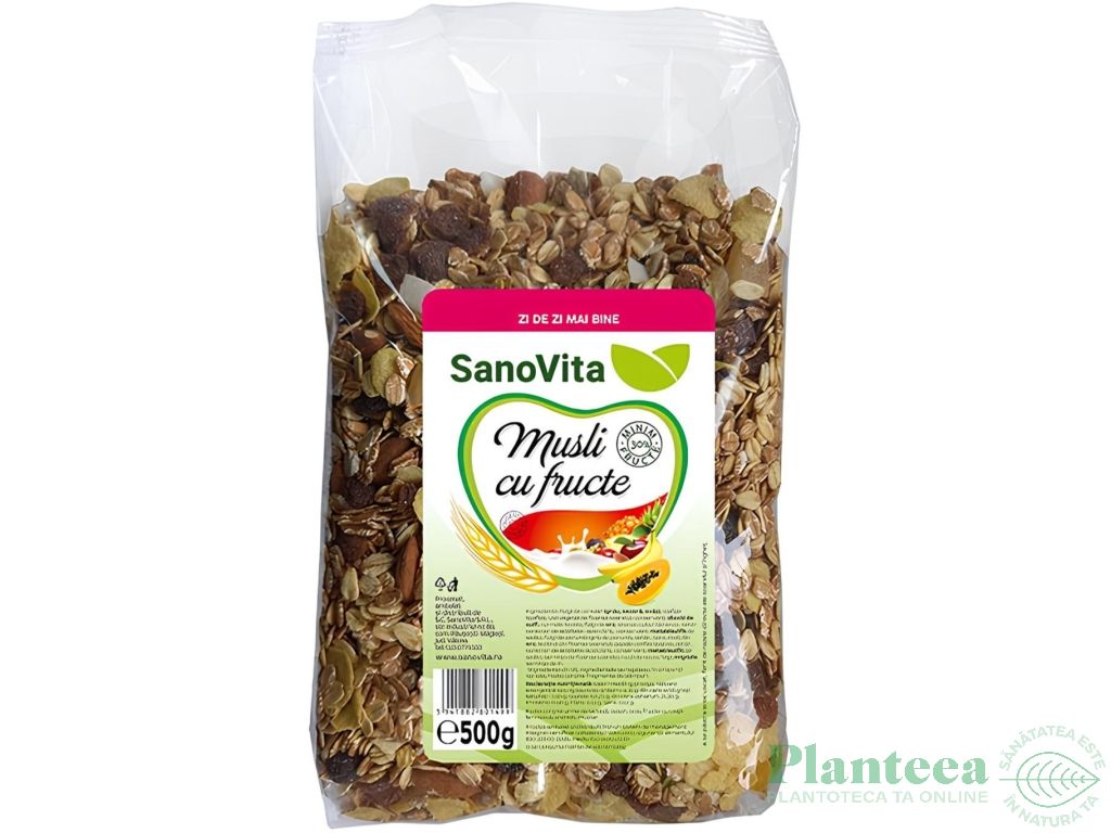 Musli fructe 500g - SANOVITA