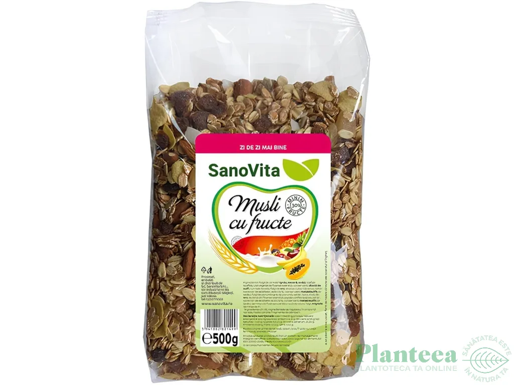 Musli fructe clasic 500g - SANOVITA