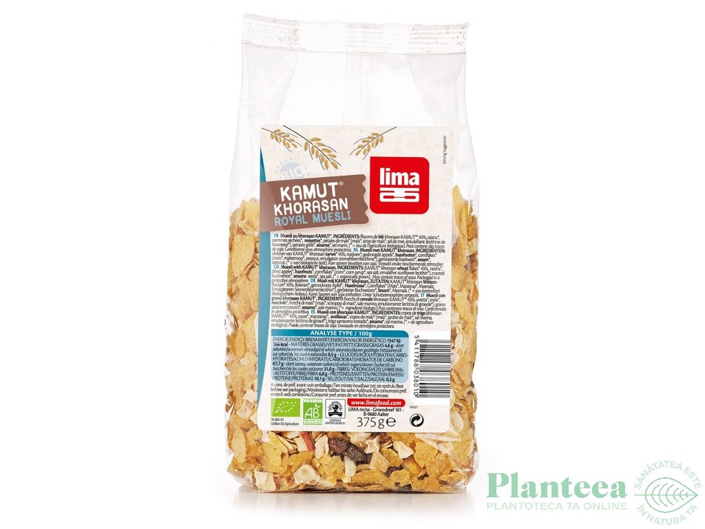 Musli royal kamut bio 375g - LIMA