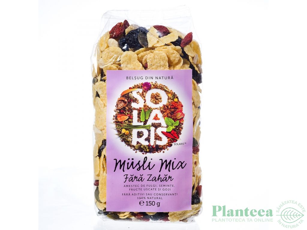 Musli mix fara zahar 150g - SOLARIS