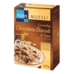 Musli crocant ovaz biscuiti ciocolata 375g - KOLLN