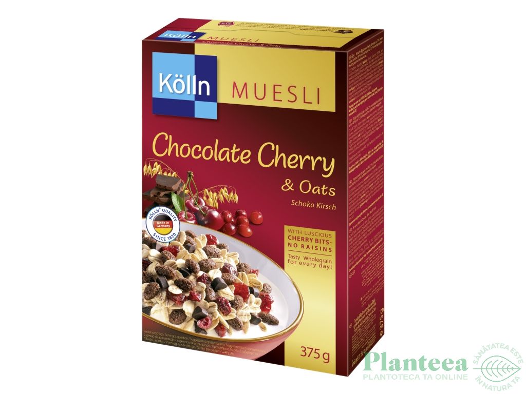 Musli ovaz visine ciocolata 375g - KOLLN