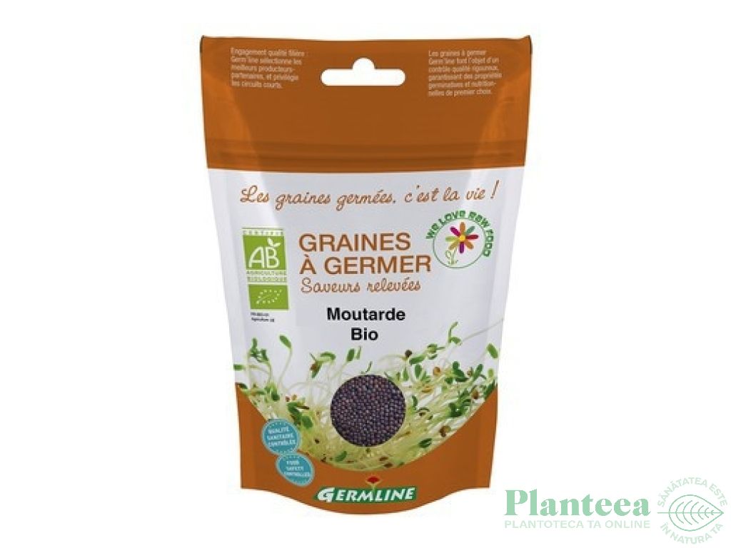 Seminte mustar galben pt germinat eco 100g - GERMLINE