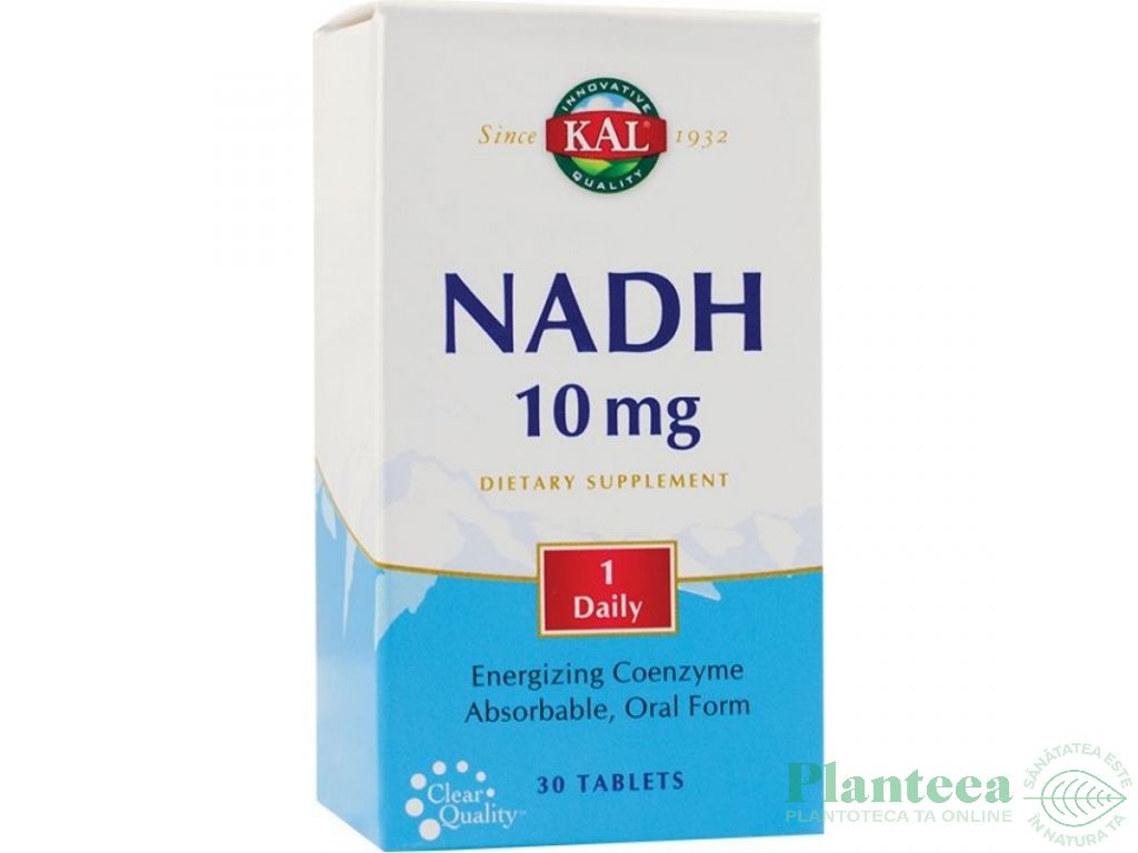 NADH 10mg 30cp - KAL