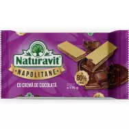 Napolitane crema ciocolata 170g - NATURAVIT