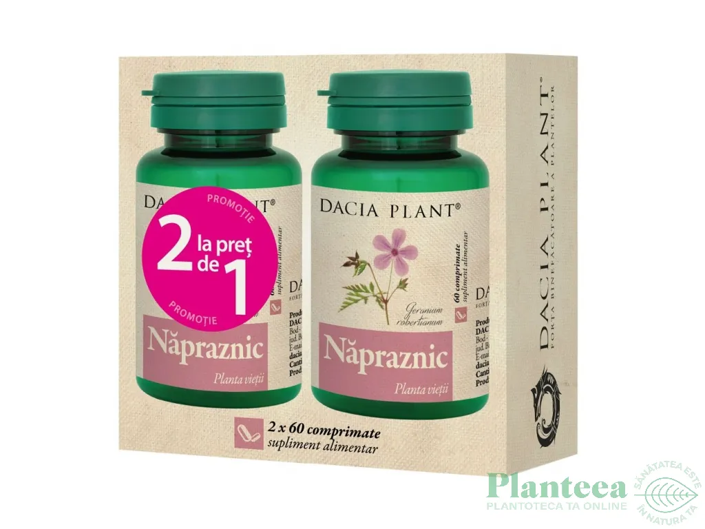 Pachet Napraznic 300mg 2x60cp - DACIA PLANT