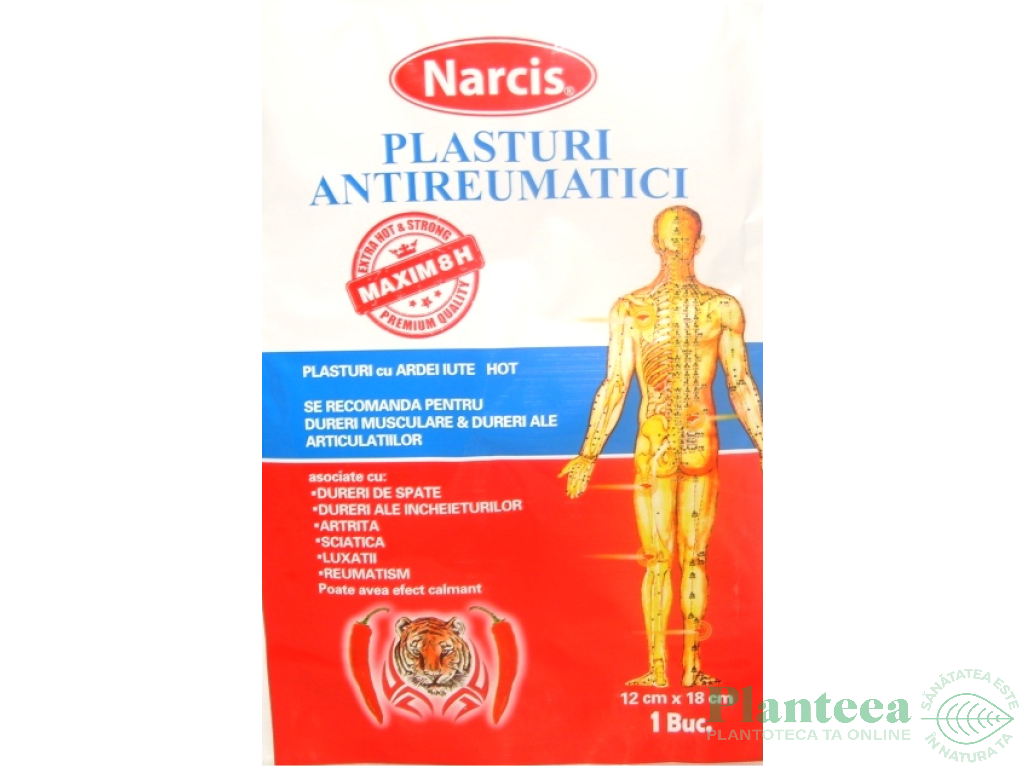 Plasture antireumatic hot strong {12x18cm} 1b - NARCIS