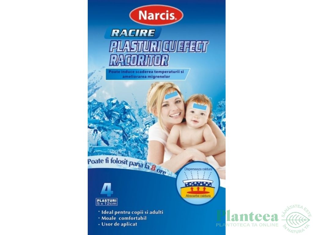 Plasturi efect racoritor migrene febra 4b - NARCIS